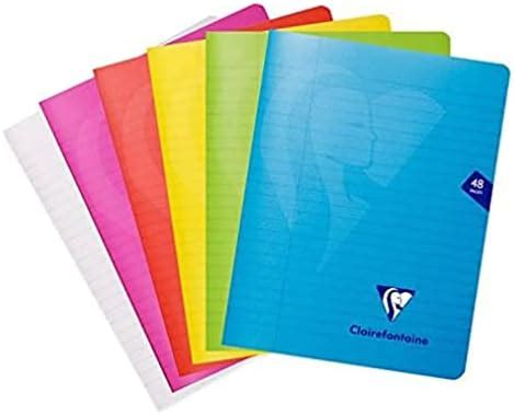 Clairefontaine Mimesys Stapled Notebook - 17x22 cm 48 Lined Pages with ...