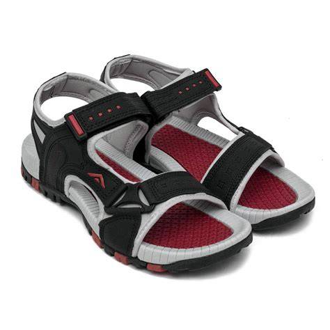 ASIAN Ultra-02 Black Red Running Sandal,Walking Sandal,Floaters ...