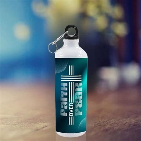 Faith Over Fear - Bible Verse Christian Gospel Sipper Bottles
