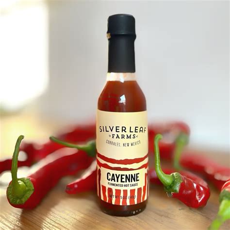 CAYENNE FERMENTED HOT SAUCE – Silver Leaf Farms