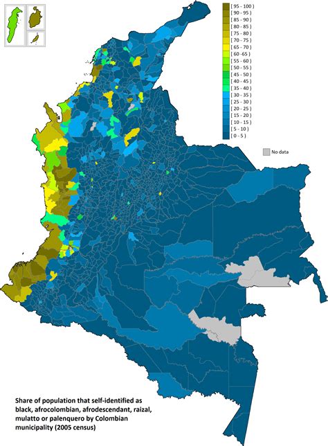 Afro Colombian Map Indigenous Peoples And Afro Colombian Empowerment