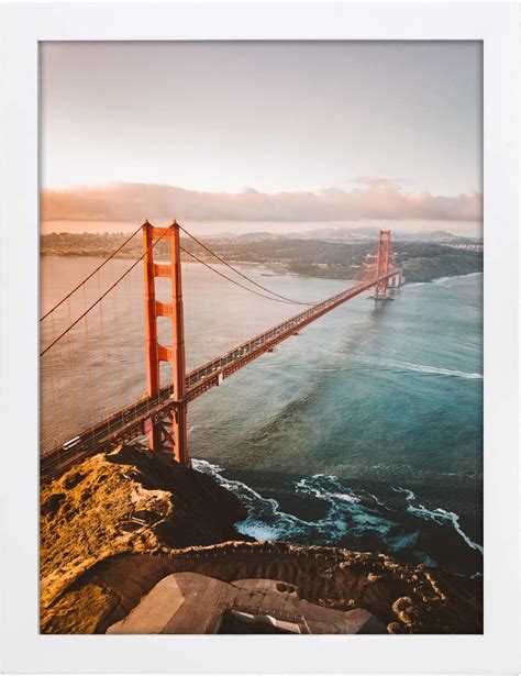 Amazon.com - Golden State Art 16x20 Wood Picture Frame with Real Glass ...