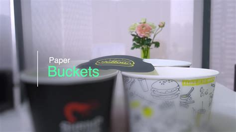 Food Grade Packaging Fried Chicken Buckets Disposable Custom Logo ...