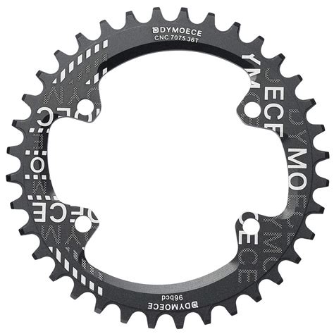 Dymoece Narrow Wide Chainring 96BCD Single Speed 32T 34T 36T 38T Round ...