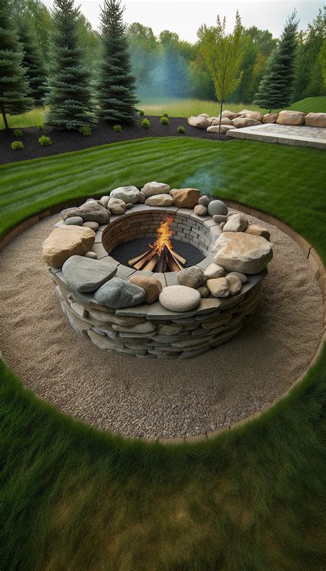 15 Stunning Rock Fire Pit Ideas to Transform Your Backyard (2025)