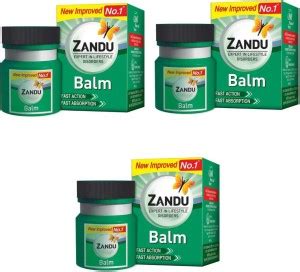 ZANDU Fast action Fast Absorption 25ml 3pc Balm - Buy Baby Care ...