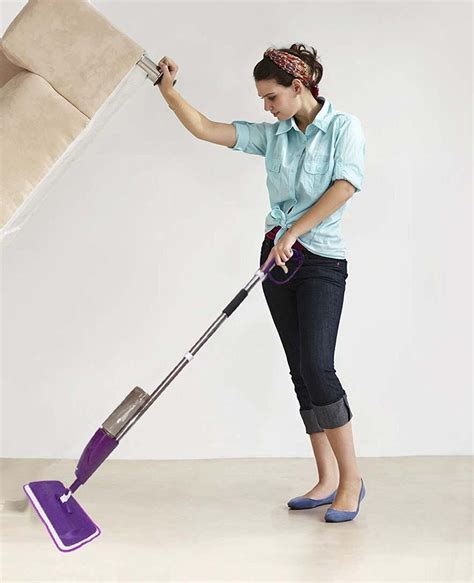GTC® Spray Mop with Removable Washable Cleaning Pad and Integrated ...