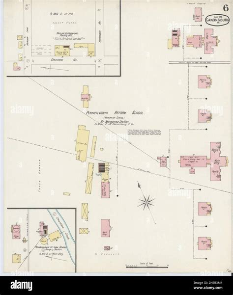 Map of canonsburg hi-res stock photography and images - Alamy