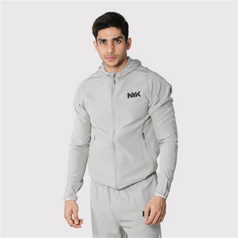Buy Grey Solid Comfortable Fit Windcheater Jacket in India at Best ...