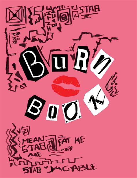 Burn Book Mean Girls Mean Girls Inspired Its Full Secrets | Desertcart ...