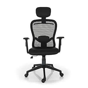 Royaloak Trozen Office Chair, black, 26.52 x 18.72 x 74.1 (CR804 ...