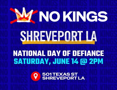 NO KINGS SHREVEPORT , 501 Texas street , Shreveport, 14 June 2025 ...