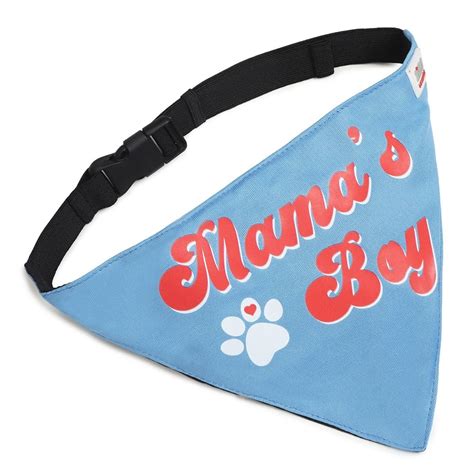 Zigly Lifestyle Mama's Boy Dog Bandana | Bandana for Dog Accessories ...