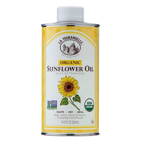 La Tourangelle, Organic Sunflower Oil, Neutral Oil For Medium to High ...