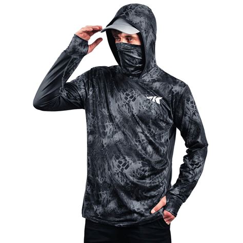 KastKing Men's Long Sleeve Fishing Shirt (With Neck Gaiter)