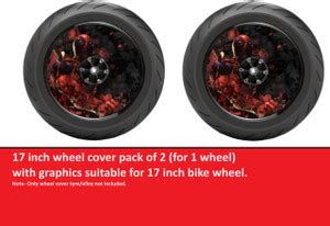 acube mart Acrylic WHEEL DISC cover for 17inch wheel, with dead pool-6 ...