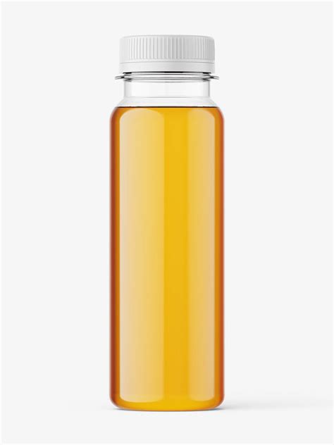 Apple juice bottle mockup - Mockups Design
