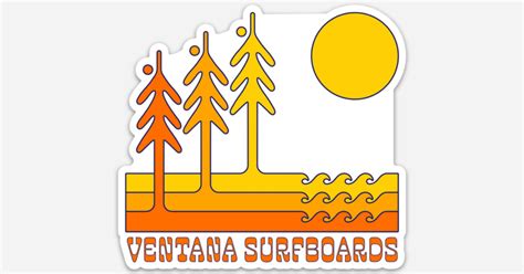 Ventana Surfboards Circa 78 by Ventana Surfboards & Supplies | Die cut ...