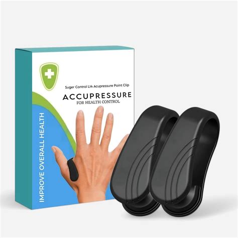 ROMJ Acupressure Clips for Diabetes & Headache Relief – LI4 Sugar ...