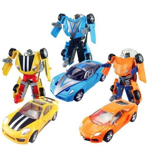 Quner 3 Types Car Transforming Robot Toys Tobot Mini Series Boy Kid ...