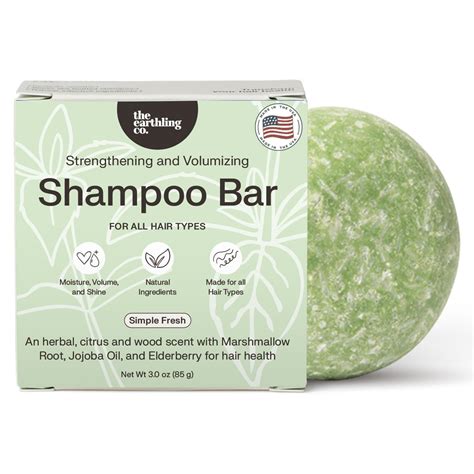 Amazon.com : The Earthling Co. Shampoo Bar - Promote Hair Growth ...