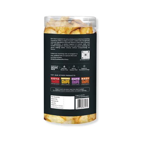 Snackpure Brown Rice Chips Peri Peri Combo | 280g | Palm Oil Free | He ...