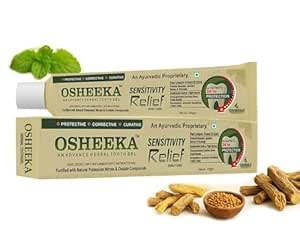 Buy Osheeka Sensitivity Relief Herbal Toothgel, Best Ayurvedic ...