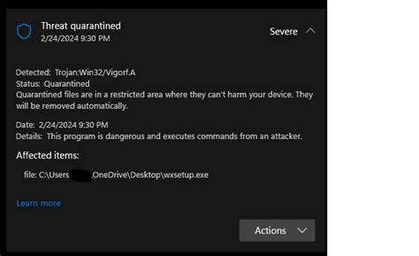 Image result for Windows Defender Notification