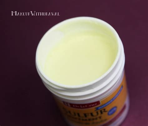 My Miracle Zit Zapper: De La Cruz Sulfur Ointment | Makeup Withdrawal