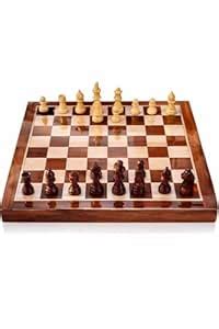 Buy MIRTH 12x12 Inches Wooden Handcrafted Foldable Magnetic Chess Set ...