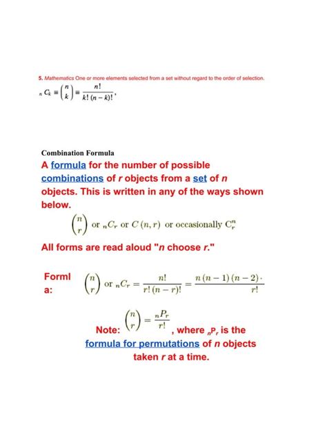 Basic Combinations 的图像结果