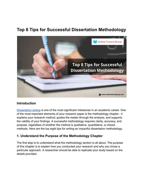 Methodologie Dissertation Tips 的图像结果