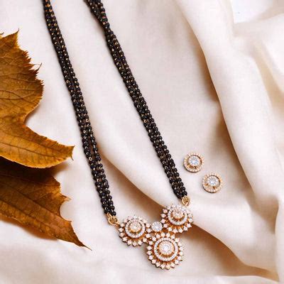 Latest designs in American Diamond Mangalsutras | Bling Bag