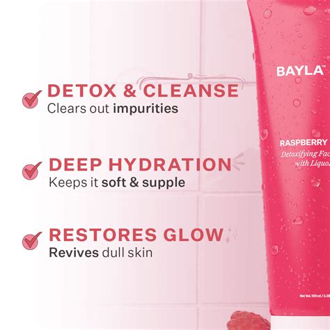 Raspberry Radiance: Detox Face Wash for Glowing Skin