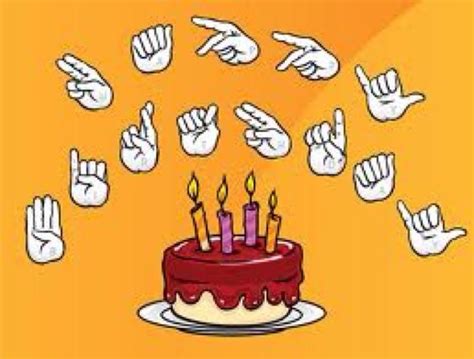 ASL Happy Birthday | Happy birthday signs, Asl sign language, Sign language
