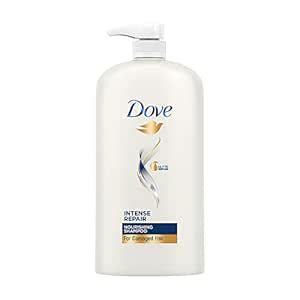 Buy Dove Intense Repair Shampoo 1 L, Repairs Dry and Damaged Hair ...