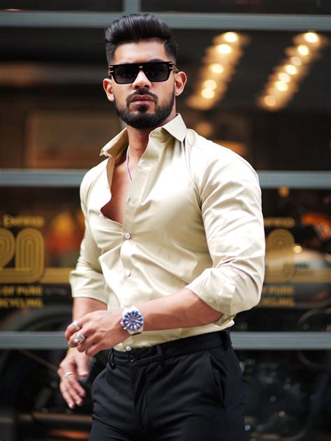 Formy Ash Formal Luxury Satin Cotton Shirt – The Foomer