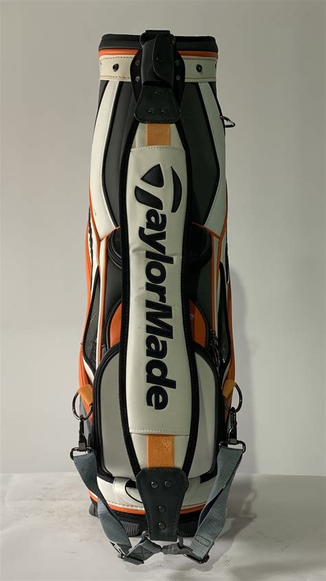 TaylorMade R1 Tour Staff Bag White 6-Way Divide Single Strap Golf Bag 8" x 9.5" | SidelineSwap