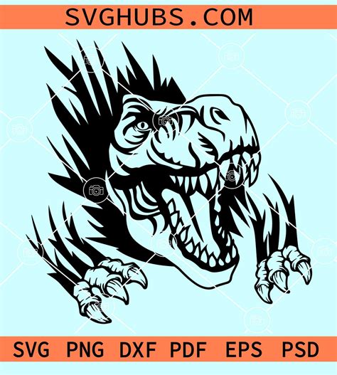 Tyrannosaurus rex svg, T rex dinosaur svg, T rex scratch svg, dinosaur ...