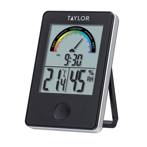 Taylor Wireless Digital Indoor Thermometer Comfort Station, Digital ...