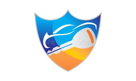 Auto Insurance Logo Design Template Stock Vector - Illustration of ...