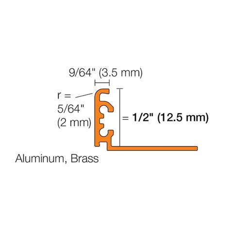 Schluter Systems Jolly 0.5-in W x 98.5-in L Black Color-coated Aluminum ...