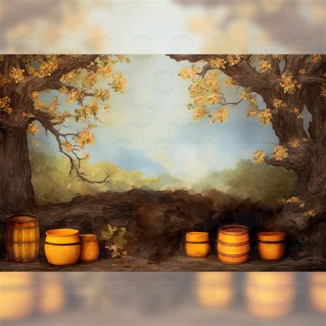 Honey Haven - Printed Backdrop - Fabric - 5 by 7 feet | Madras Prop Store