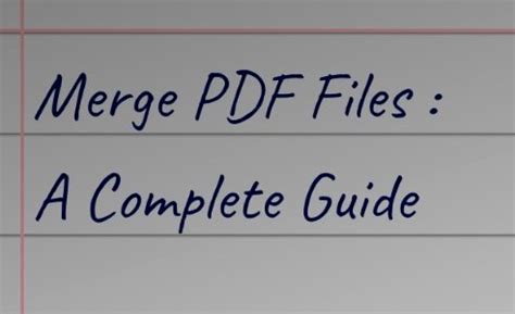 Merge Files Tutorial 的图像结果