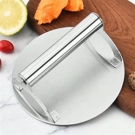 Stainless Steel Hamburger Press - Round Hamburger Patty Machine With ...