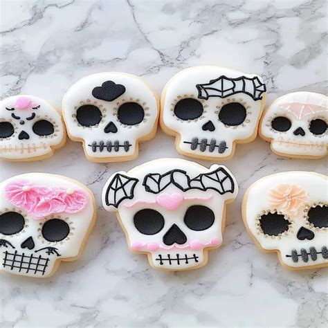 Pastel Halloween Skeleton Sugar Skulls