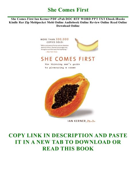 {FREE PDF} She Comes First by Ian Kerner