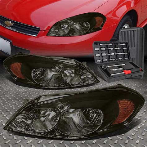 06-16 Chevy Impala Limited Smoked Housing Amber Corner Headlights+Tool – Dynamic Performance Tuning
