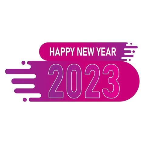 Frohes neues Jahr 2023 Clipart Vektor HD | Premium Vektor