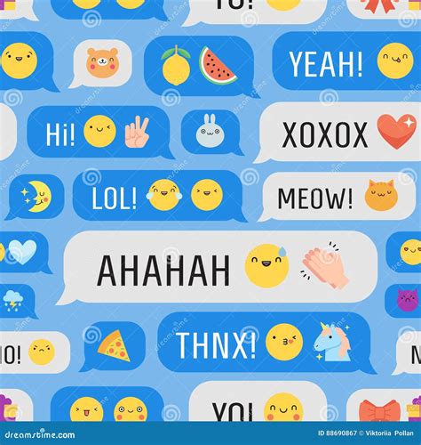 Cute Emoji Collection. Kawaii Asian Girl Face Different Moods Cartoon Vector | CartoonDealer.com ...